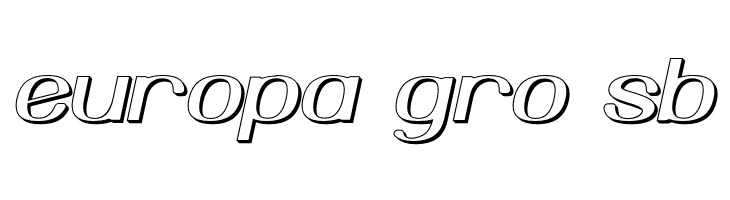 YiggivooUnicode3D-Italic  Free Fonts Download
