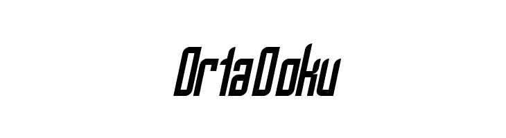 SF Piezolectric Condensed Oblique  Free Fonts Download