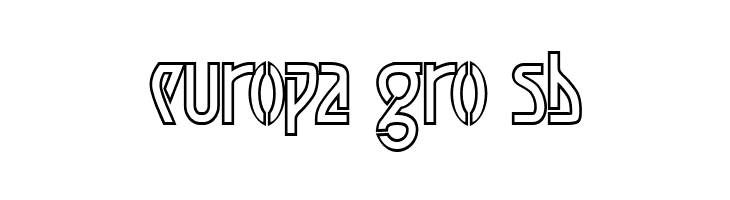 Luxembourg 1910 Contur  Free Fonts Download