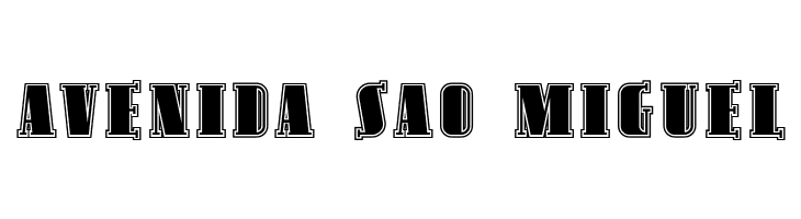 Avondale SC Inline  Free Fonts Download