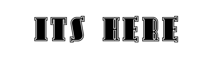 Avondale SC Inline  Free Fonts Download