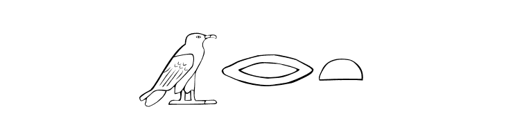 AncientEgyptianHieroglyphs  Free Fonts Download