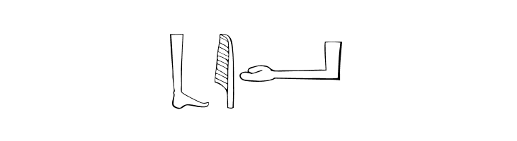 AncientEgyptianHieroglyphs  Free Fonts Download