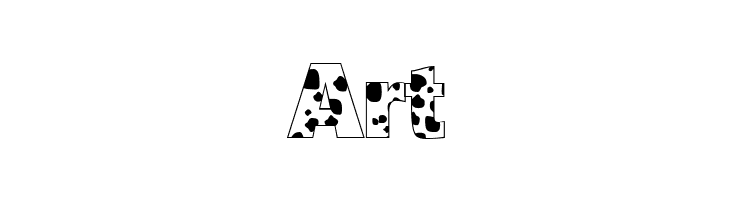 Cow-Spots Regular  Free Fonts Download