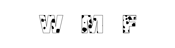 Cow-Spots Regular  Free Fonts Download
