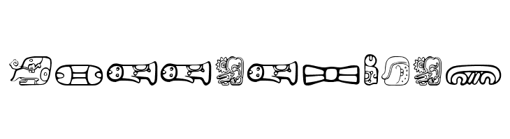 MesoAmerica Dings Three  Free Fonts Download
