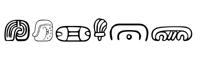 MesoAmerica Dings Three  Free Fonts Download