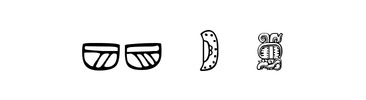 MesoAmerica Dings Three  Free Fonts Download
