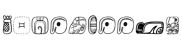 MesoAmerica Dings Four  Free Fonts Download