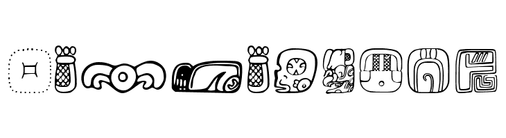 MesoAmerica Dings Four  Free Fonts Download