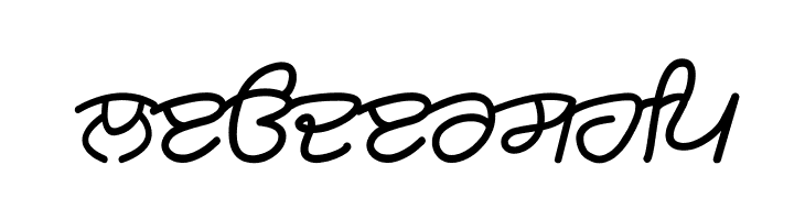 Rangsaaz gurmukhi cursive roman  Free Fonts Download