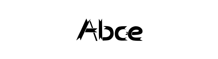 Abce BCSBenWood Font