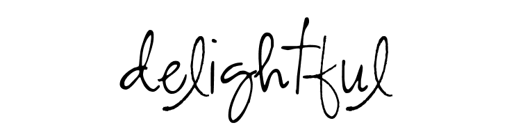 delightful CK_Alis_Hand_Official Font
