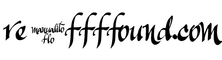 Manualito-Flo  Free Fonts Download