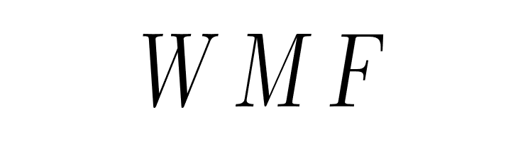 LMRomanDunh10-Oblique  Free Fonts Download