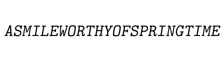 LMMonoCaps10-Oblique  Free Fonts Download