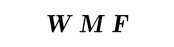 LMRomanDemi10-Oblique  Free Fonts Download