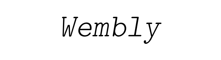 LMMonoLt10-Oblique  Free Fonts Download