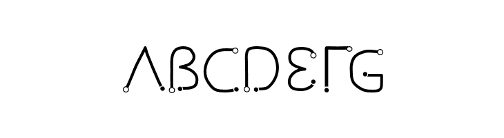 Gesture-Points  Free Fonts Download