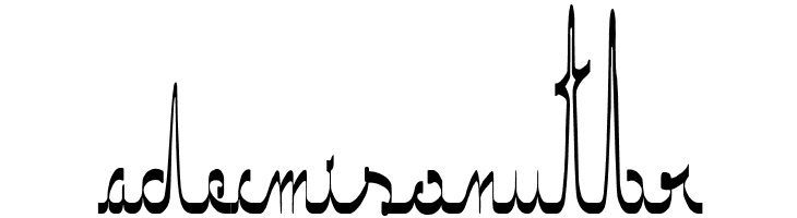 ECG saji  Free Fonts Download