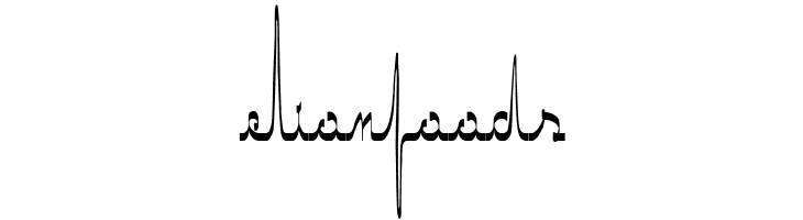 ECG saji  Free Fonts Download