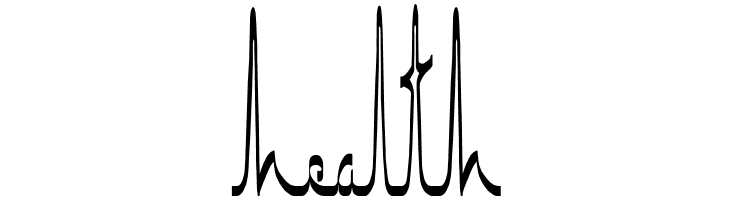 ECG saji  Free Fonts Download