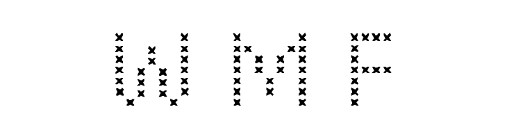 CROSS STITCH  Free Fonts Download