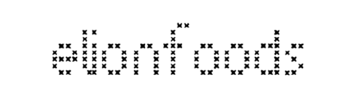 CROSS STITCH  Free Fonts Download