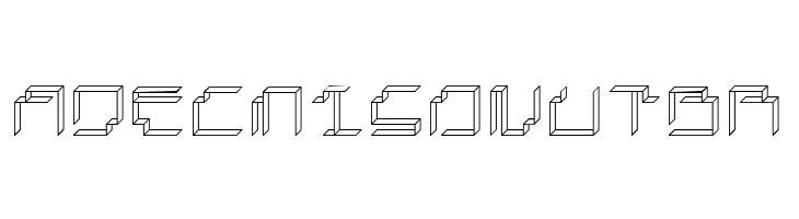 Paper Cube paperRegular  Free Fonts Download