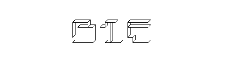Paper Cube paperRegular  Free Fonts Download