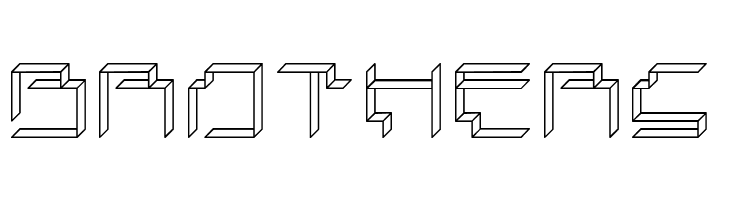 Paper Cube paperRegular  Free Fonts Download