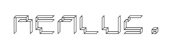 Paper Cube paperRegular  Free Fonts Download