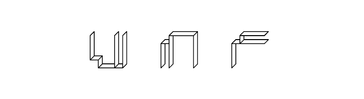 Paper Cube paperRegular  Free Fonts Download