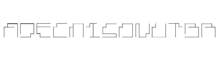 Paper Cube  Free Fonts Download