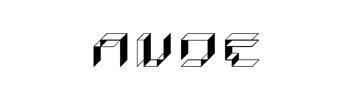 Paper Cube - Box version  Free Fonts Download