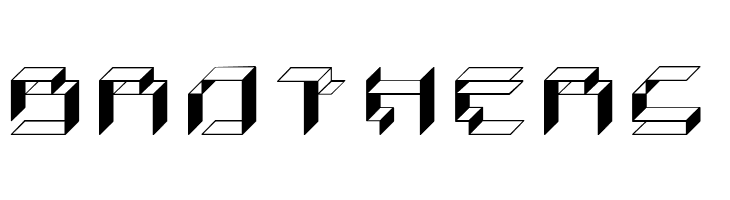 Paper Cube - Box version  Free Fonts Download