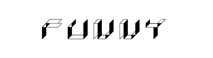 Paper Cube - Box version  Free Fonts Download