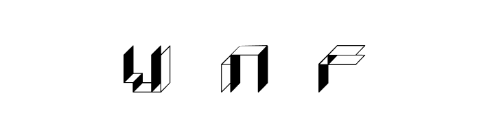 Paper Cube - Box version  Free Fonts Download