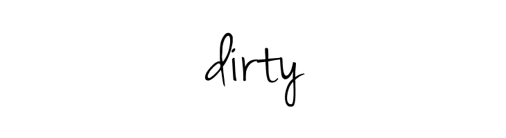 dirty Jenna Sue Font