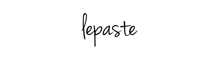 lepaste Jenna Sue Font