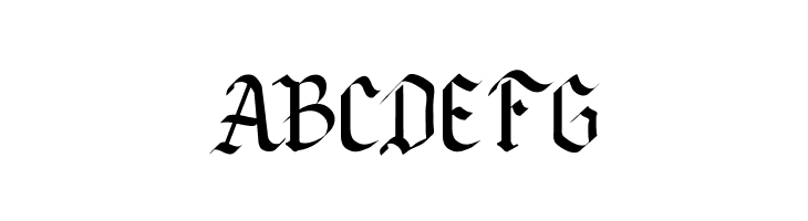 Por Siempre Gótica  Free Fonts Download