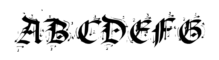 Satanas Humanum Salvator  Free Fonts Download