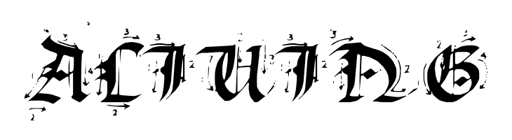 Satanas Humanum Salvator  Free Fonts Download