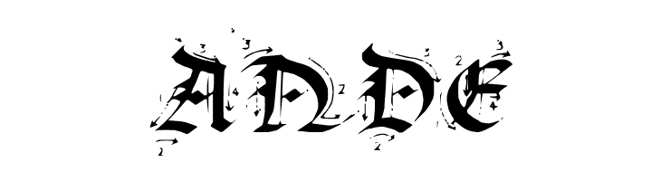 Satanas Humanum Salvator  Free Fonts Download