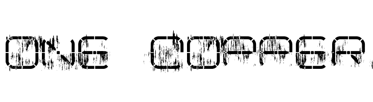 R-2014 Eroded  Free Fonts Download