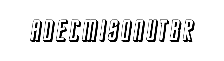 StarTrekEnterpriseFuture-Italic  Free Fonts Download