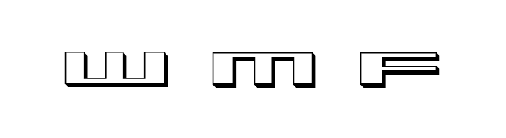 Trireme 3D  Free Fonts Download