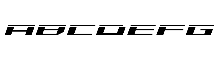 Trireme Laser Italic  Free Fonts Download