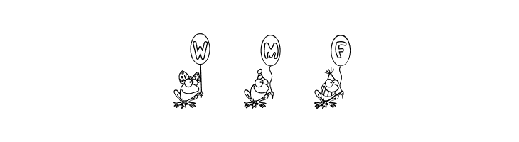 Hoppy Ribbitday  Free Fonts Download