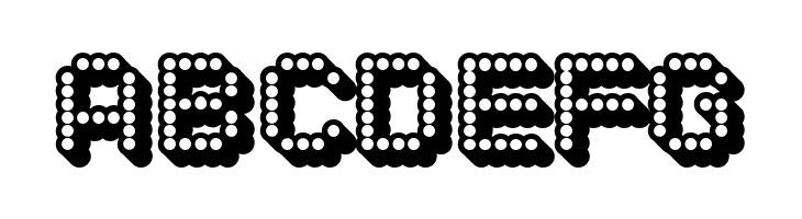 Dots All For Now 3D JL  Free Fonts Download